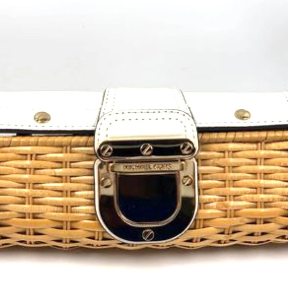 Michael Kors Santorini Clutch Rattan
